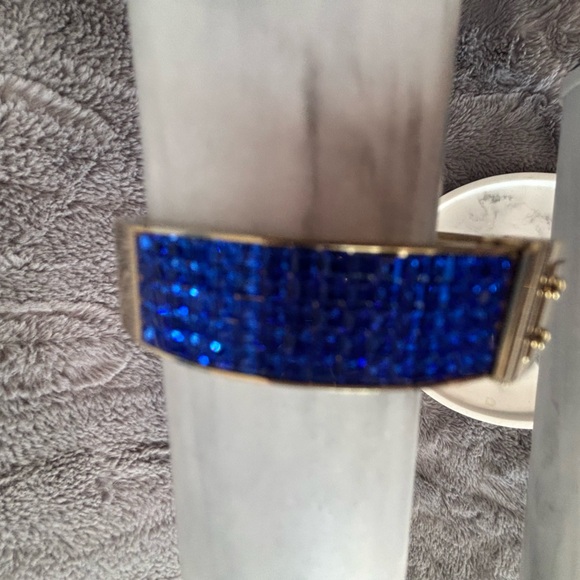 Michael Kors bracelet, vibrant blue stones, hinged clasp - Picture 4 of 8